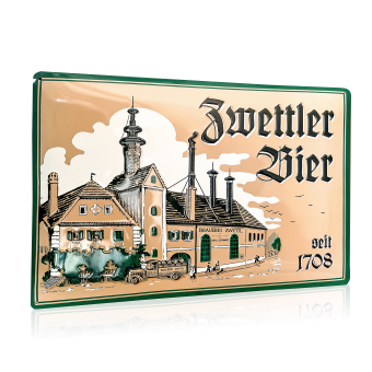 Zwettler Bier Blechschild