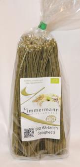 BIO Bärlauchpaghetti