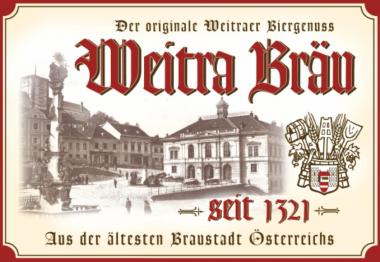 Weitra Bräu Blechschild
